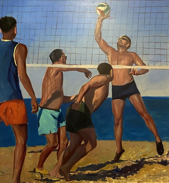 Пляжный волейбол.